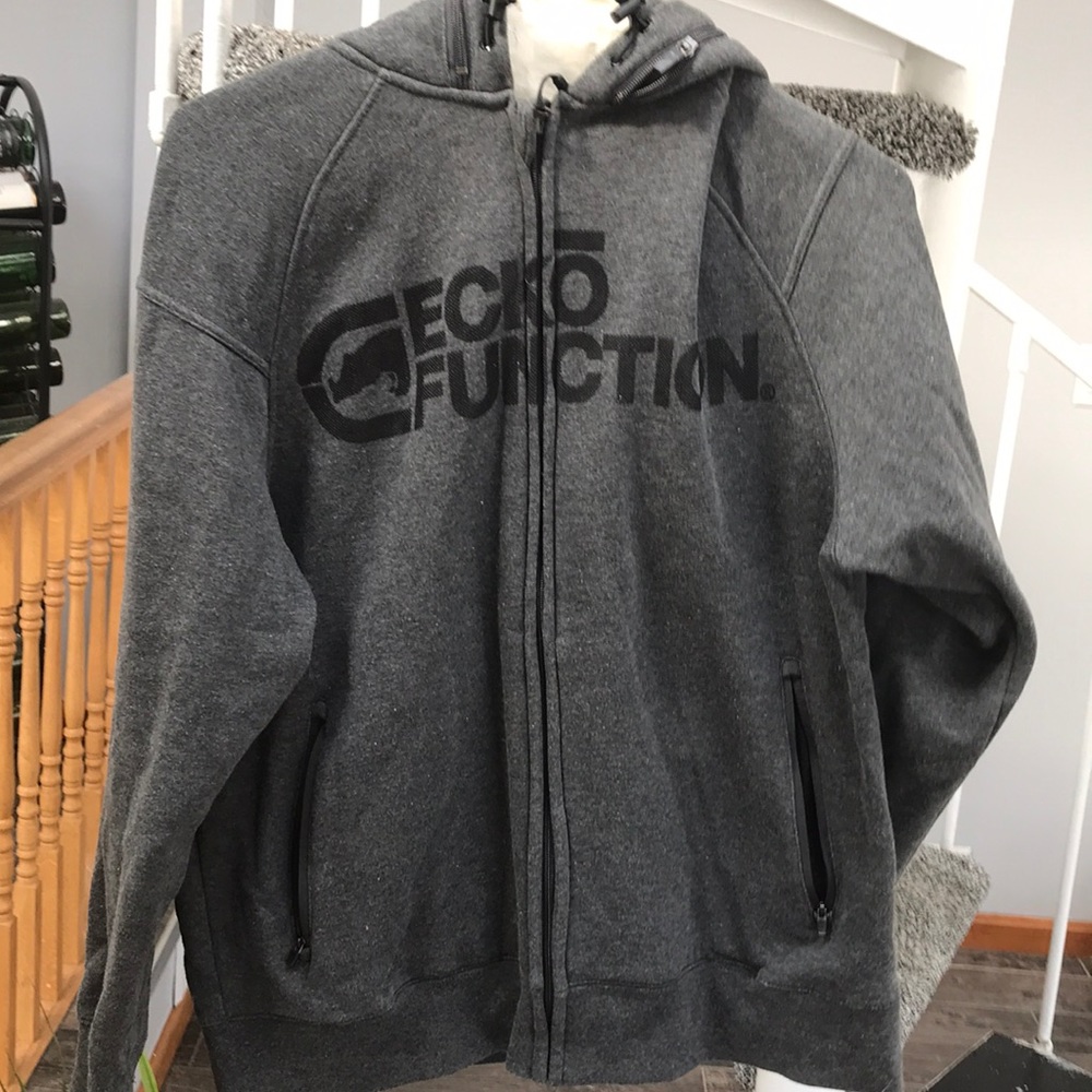 ECKO Long Sleeve zip up Hoodie L